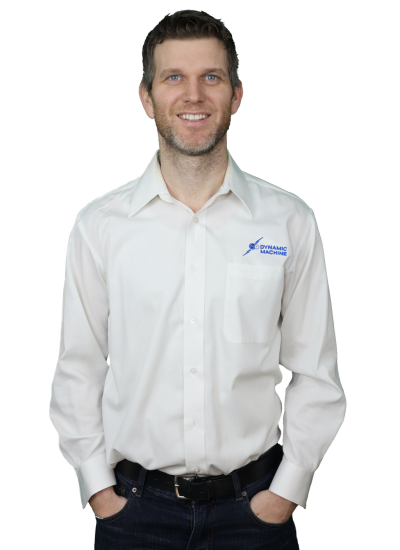 Perry Ross, Outside Sales Rep for Dynamic Machine Corp's Hydraulic and Machining Divisions