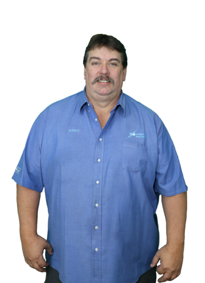 Randy McPetrie, Parts Manager for Dynamic Machine Corp's Hydraulic Power Division