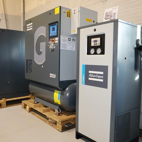 Selection of Atlas Copco compressors available through Dynamic Fluid Power