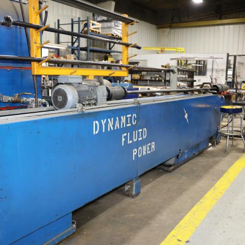 Dynamic Fluid Power, hydraulic cylinder machining