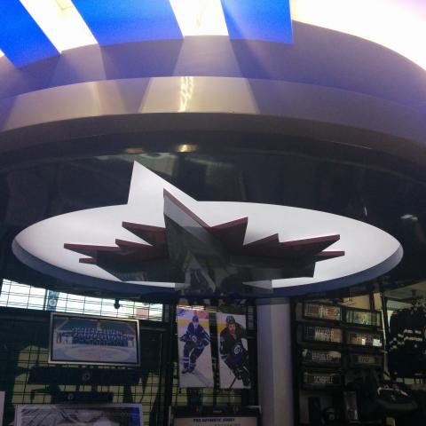 Parr Metal_Winnipeg Jets store 